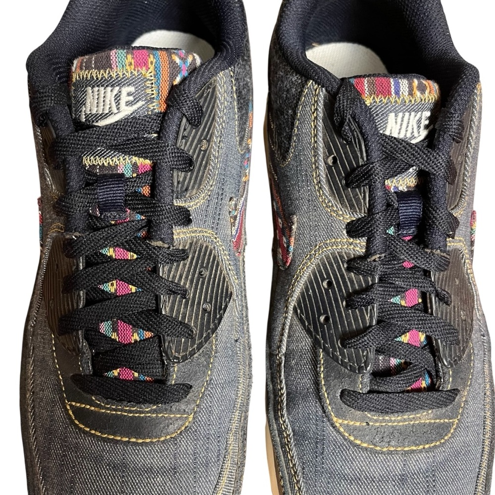 Nike Air Max 90 Premium 'Afro Punk' Blue Denim 700155-402  — 11.5 - Picture 4 of 14